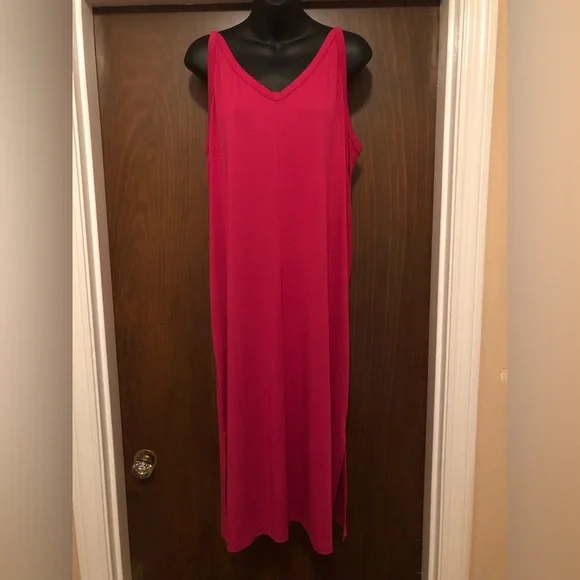 a new day | Dresses | A New Day Hot Pink Maxi Dress Size L | Poshmark